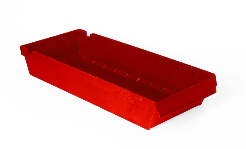 Lagerlåda 6L 60 x 23 x 11,5 cm Röd 24 st | MoveTech