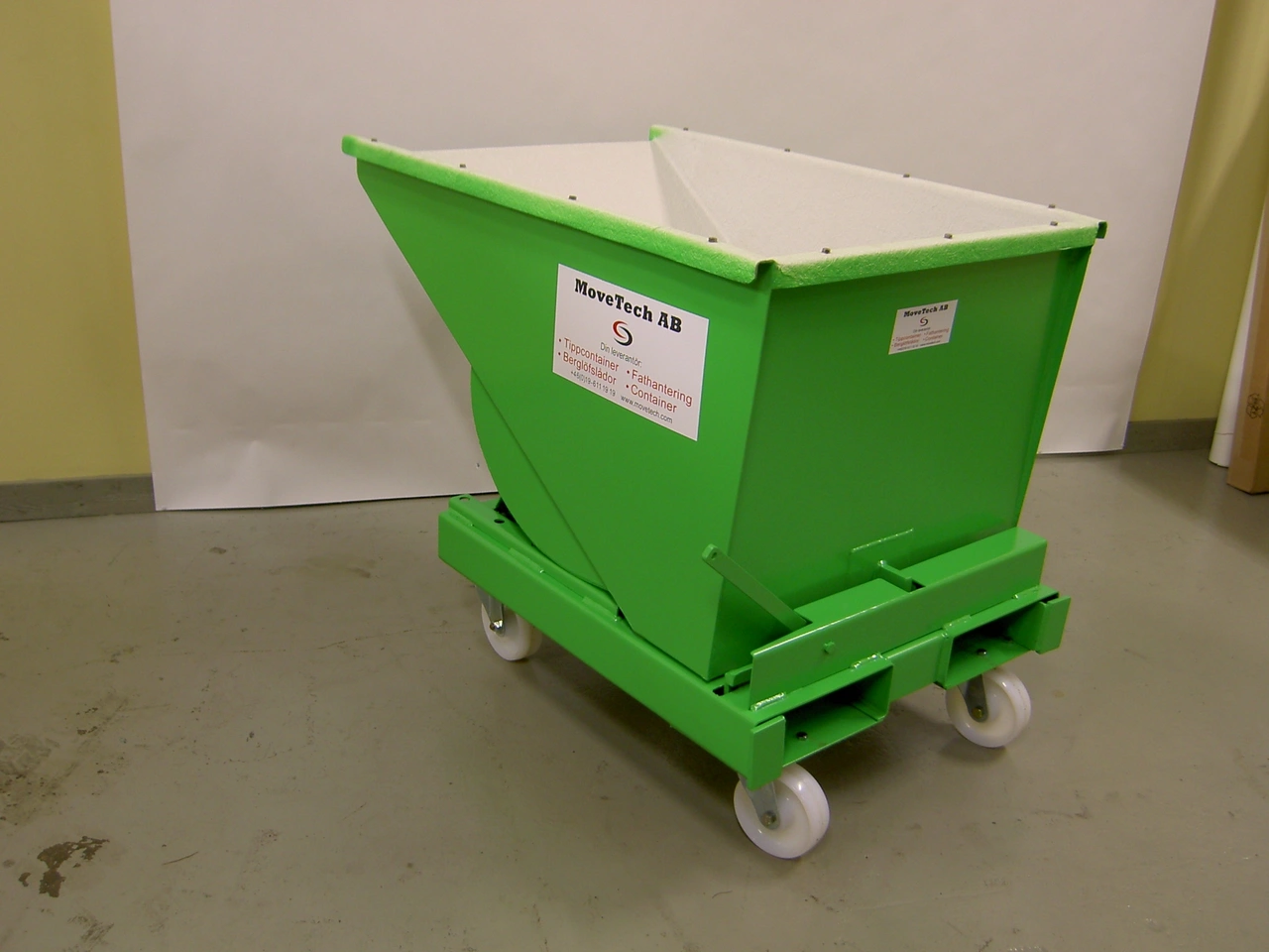 Kundanpassad tippcontainer