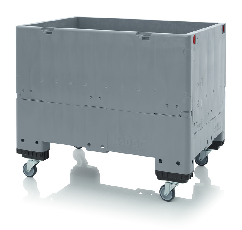 Pallcontainer MoveBox 800FI isolerad 4 hjul