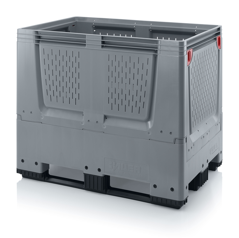 Plastcontainer MoveBox 800FVH fällbar med ventilation 3 medar