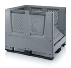 Plastcontainer MoveBox 800FVH fällbar med ventilation 4 fötter