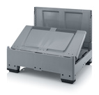 Plastcontainer MoveBox 1000F fällbar 3 medar