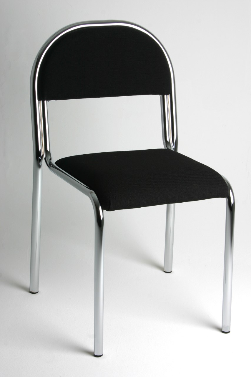 Karmstol Vinnaren, Svart/Krom
