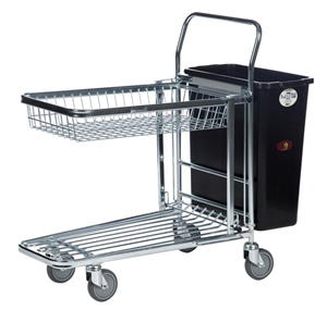 Papperskorg till plockvagn