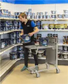 Ergonomisk plockvagn