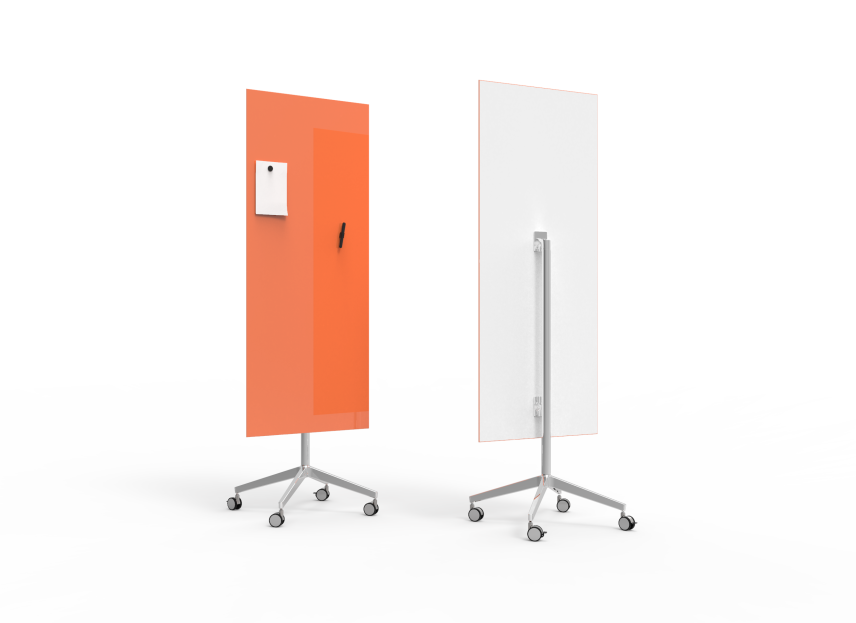 Mobil skrivtavla, Impulse, soft orange
