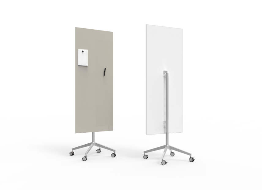 Mobil skrivtavla, Impulse, Mörk beige