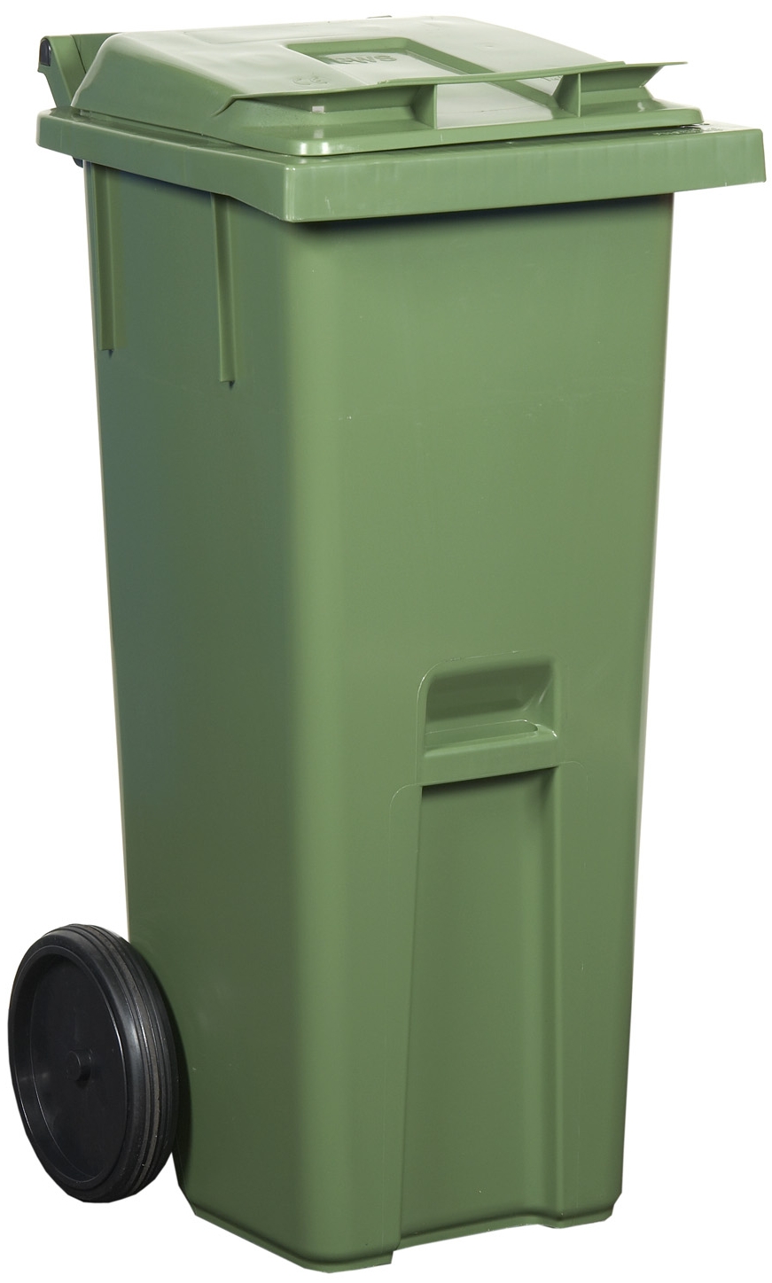 Rulltunna, 140 L, Grön