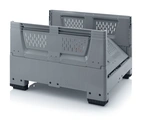 Plastcontainer MoveBox 1000FV fällbar med ventilation 3 medar