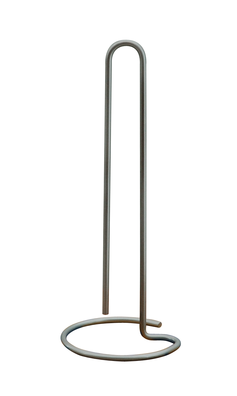 Hållare för hushållspapper i stål