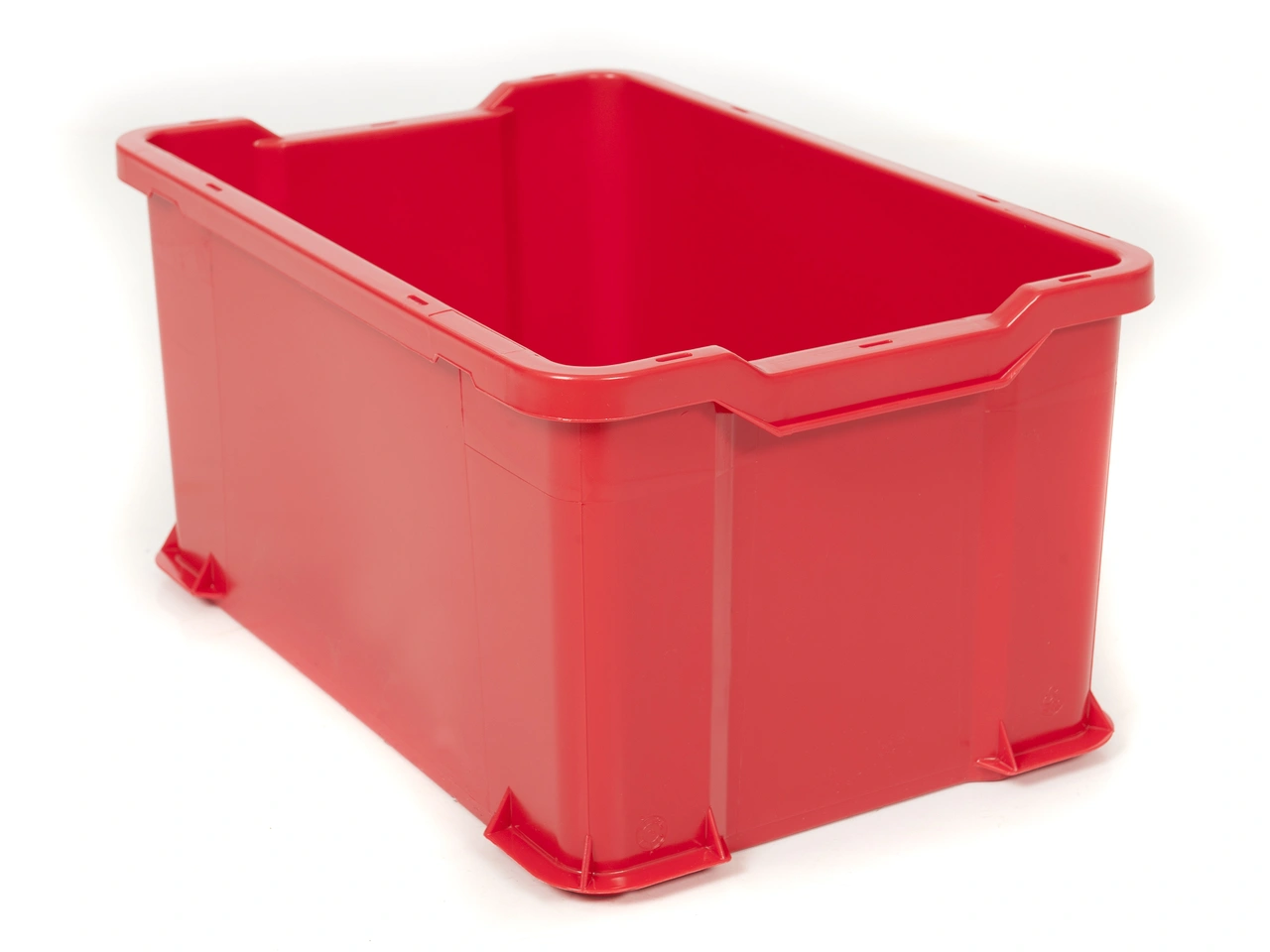 Plastback 600x400x300 mm Röd