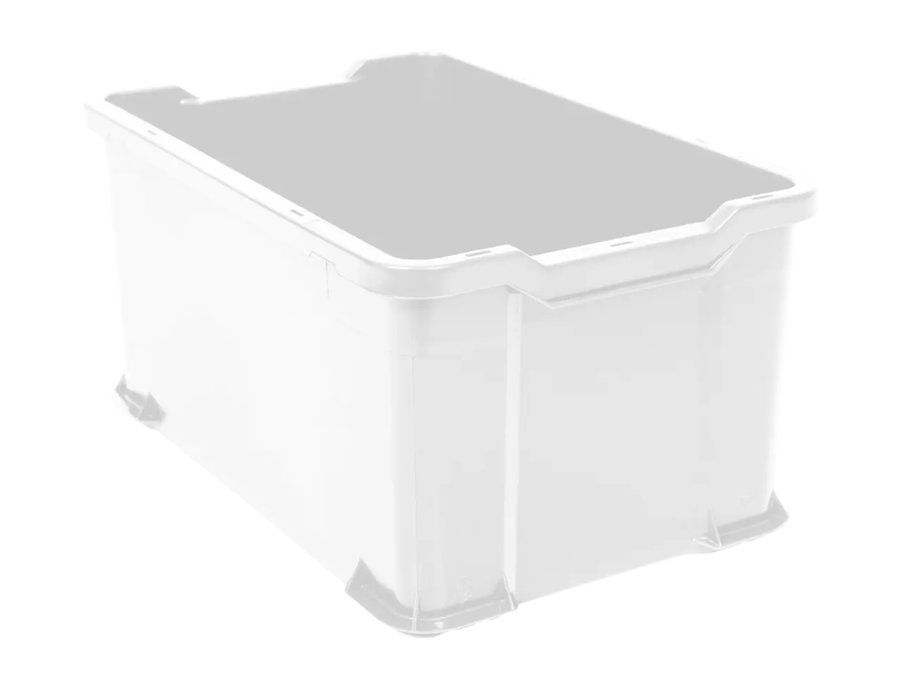 Plastback 600x400x300 mm Vit