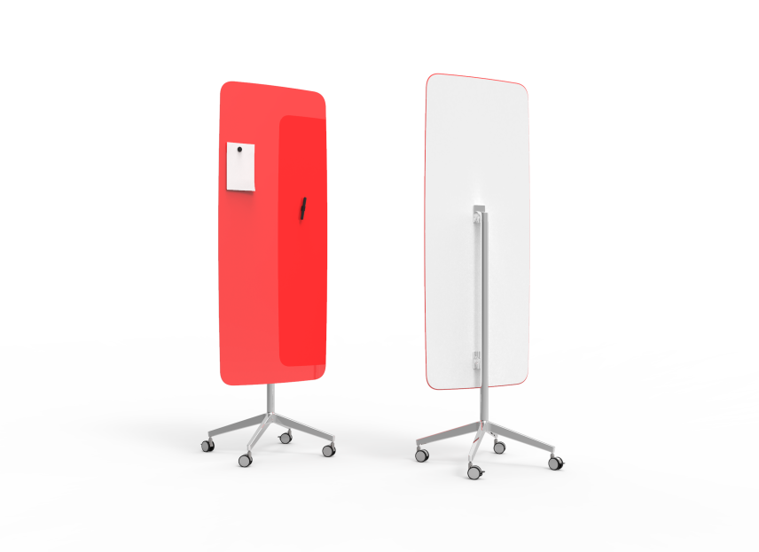 Skrivtavla Mobile Flow, röd