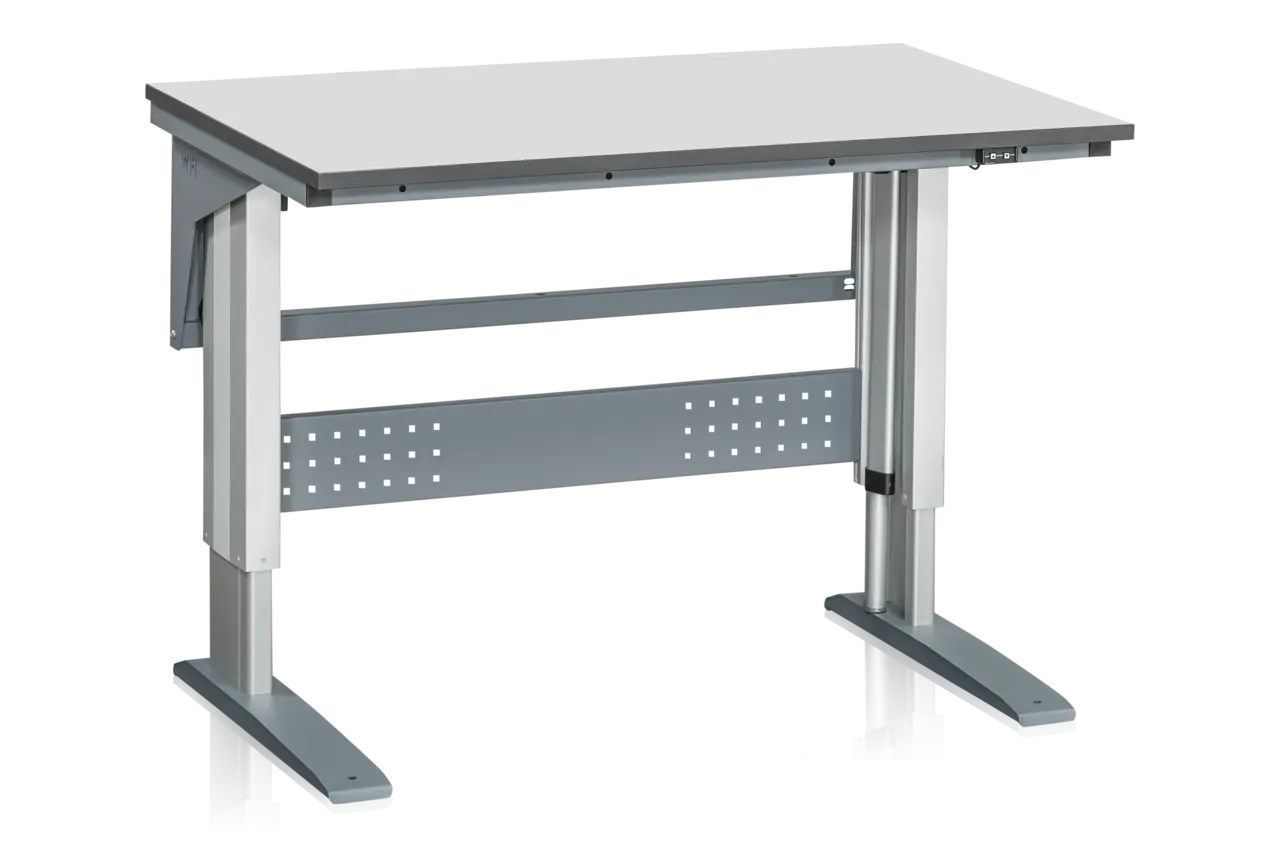 Höj- och sänkbart arbetsbord 400kg 1200x800mm Inkl. bordsskiva