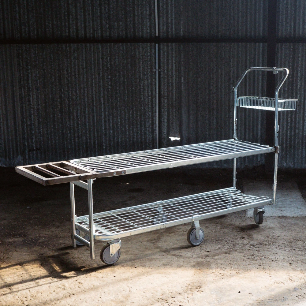 Begagnad plockvagn låg med 300 mm förlängning