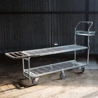 Begagnad plockvagn låg med 300 mm förlängning