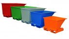 Tippcontainer med tryckplatta 1600 L