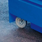 Bottentömmande Container MoveTipp 3900L Förberedd för hjul