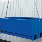 Bottentömmande Container SplitBox 1000L Uttag för kranlyft, förberedd