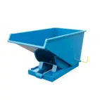 Tippcontainer Heavy Duty 600 L med tryckplatta