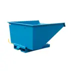 Tippcontainer Heavy Duty 900 L med tryckplatta