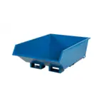 Tippcontainer lågbyggd 550 L med tryckplatta