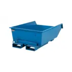 Tippcontainer lågbyggd 550 L med tryckplatta