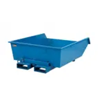 Tippcontainer lågbyggd 750 L med tryckplatta