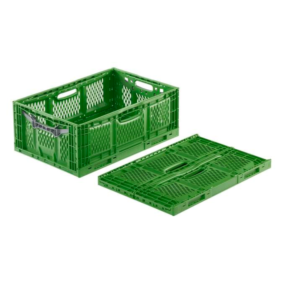 Plastback SmartBox 600x400x230 mm Hopfällbar 46L, Grön