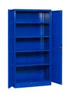 Verkstadsskåp 1950x1000x420 mm inkl. 4 Hyllplan - Blå