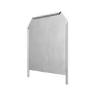 Delningsplåt till hyllställ 200x600 mm