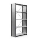 Gavel till hyllställ, sluten 2500x400 mm