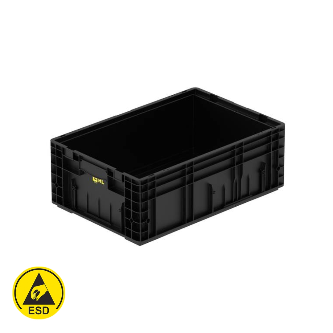 Euroback ESD-skydd 600x400x213 mm