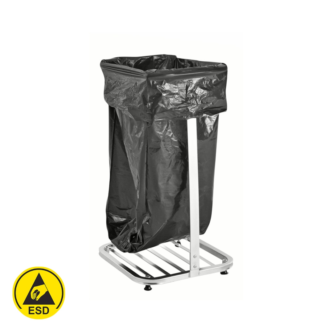 Sopsäckställning ESD med och utan hjul 125 Liter 75 kg