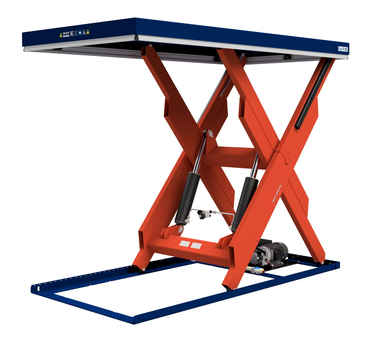 Lyftbord Edmolift T-serie TT 3000 kg 2500x1300 mm