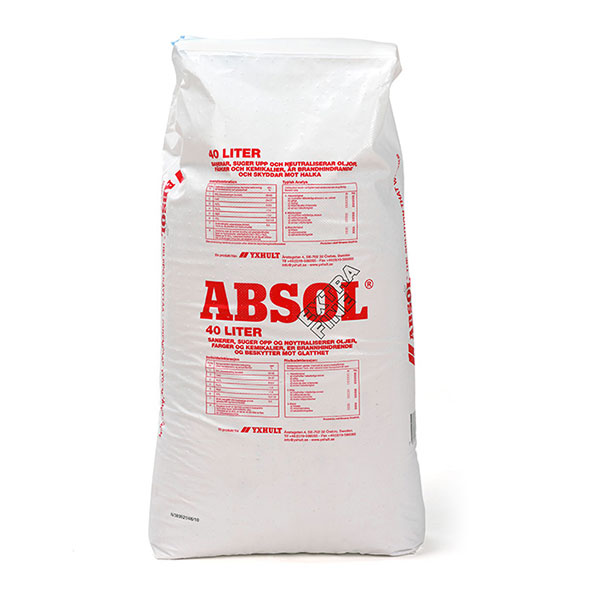 ABSOL finkornigt röd 40 liter