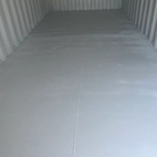 Sjöfartscontainer 20-fot Stålgolv Röd