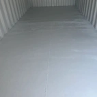 Sjöfartscontainer 20-fot Stålgolv Grå