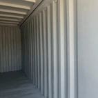 Sjöfartscontainer 20-fot Stålgolv Grå