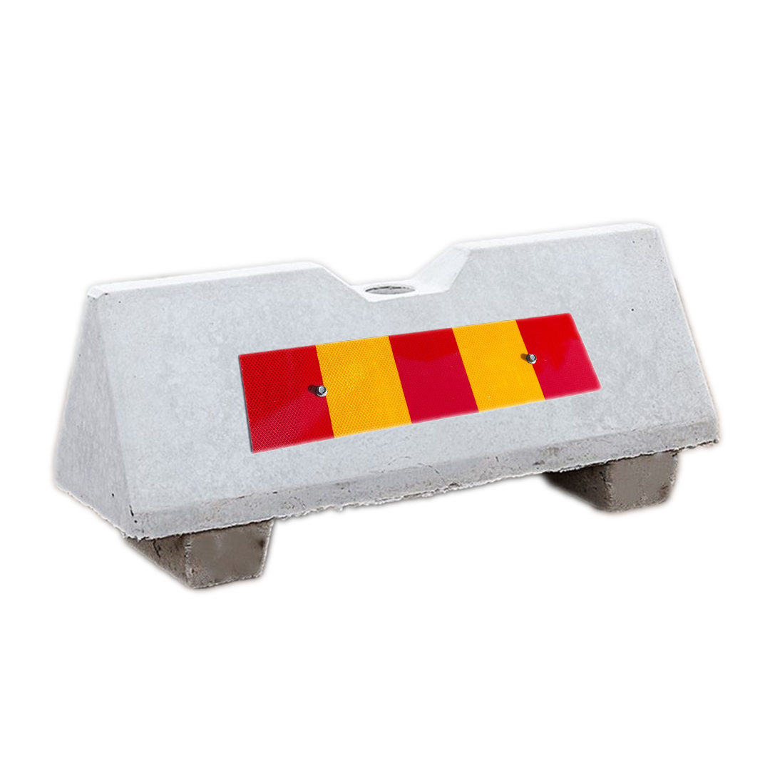 Betongsugga hål för stolpe vit reflex