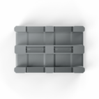 Hygienpall 1200 x 800 mm Tät