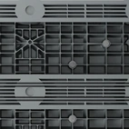 Extra tålig Plastpall 1200 x 800 mm Tät