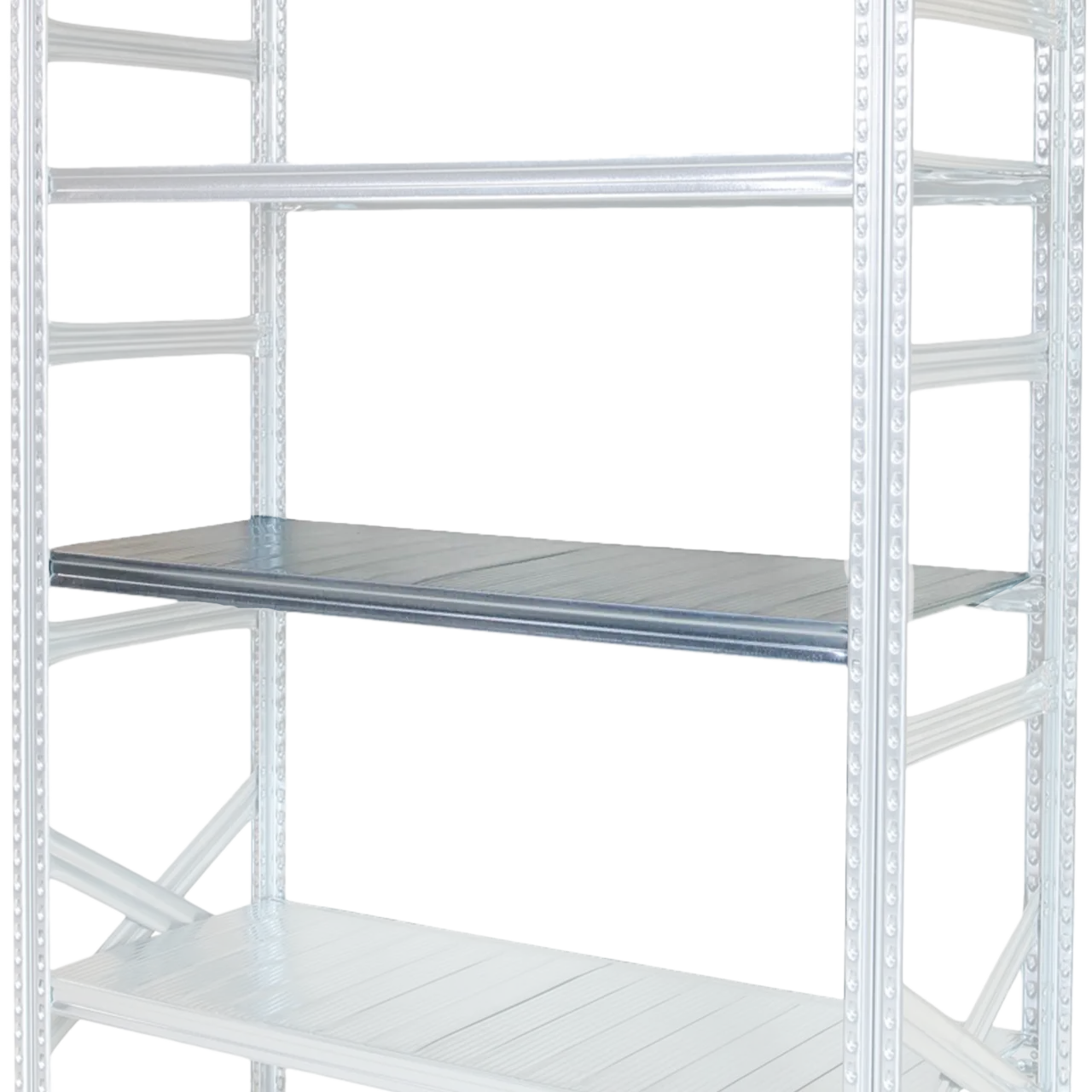 Hyllställ FLEX Komplett hyllplan 2100x400mm tllbehör