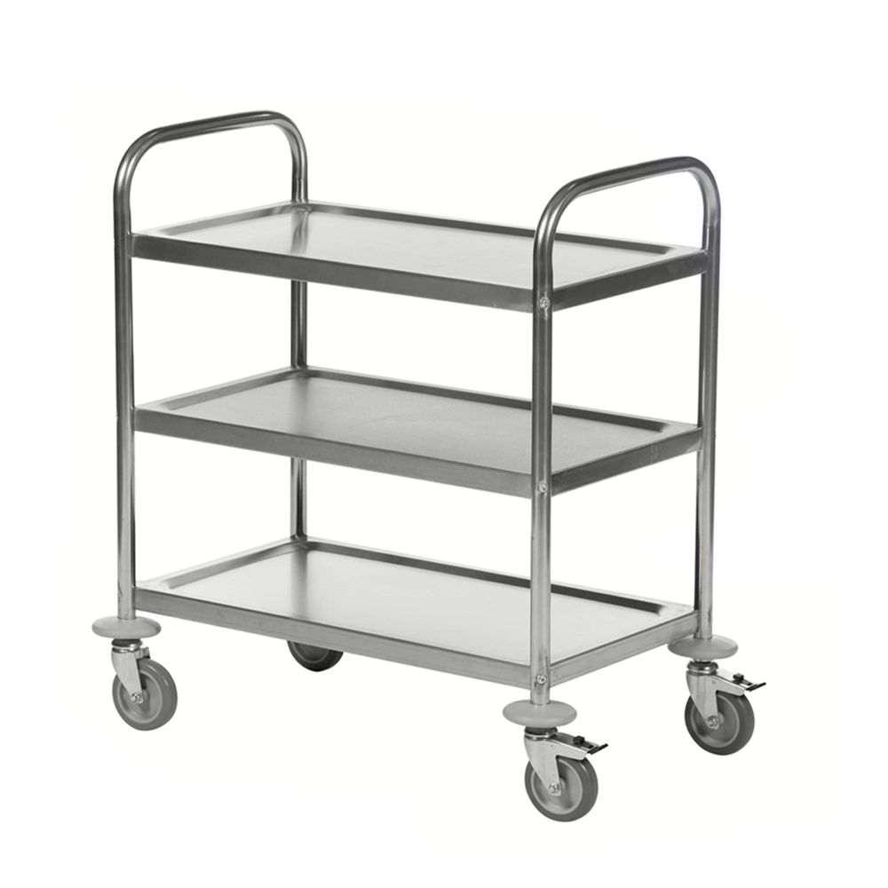 Rullbord i rostfritt 3-plan 910x590x940 mm