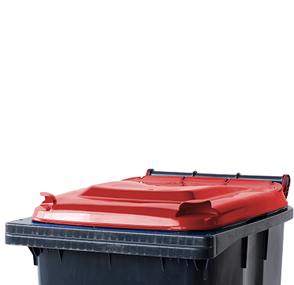 Lock till kärl 240 L Röd