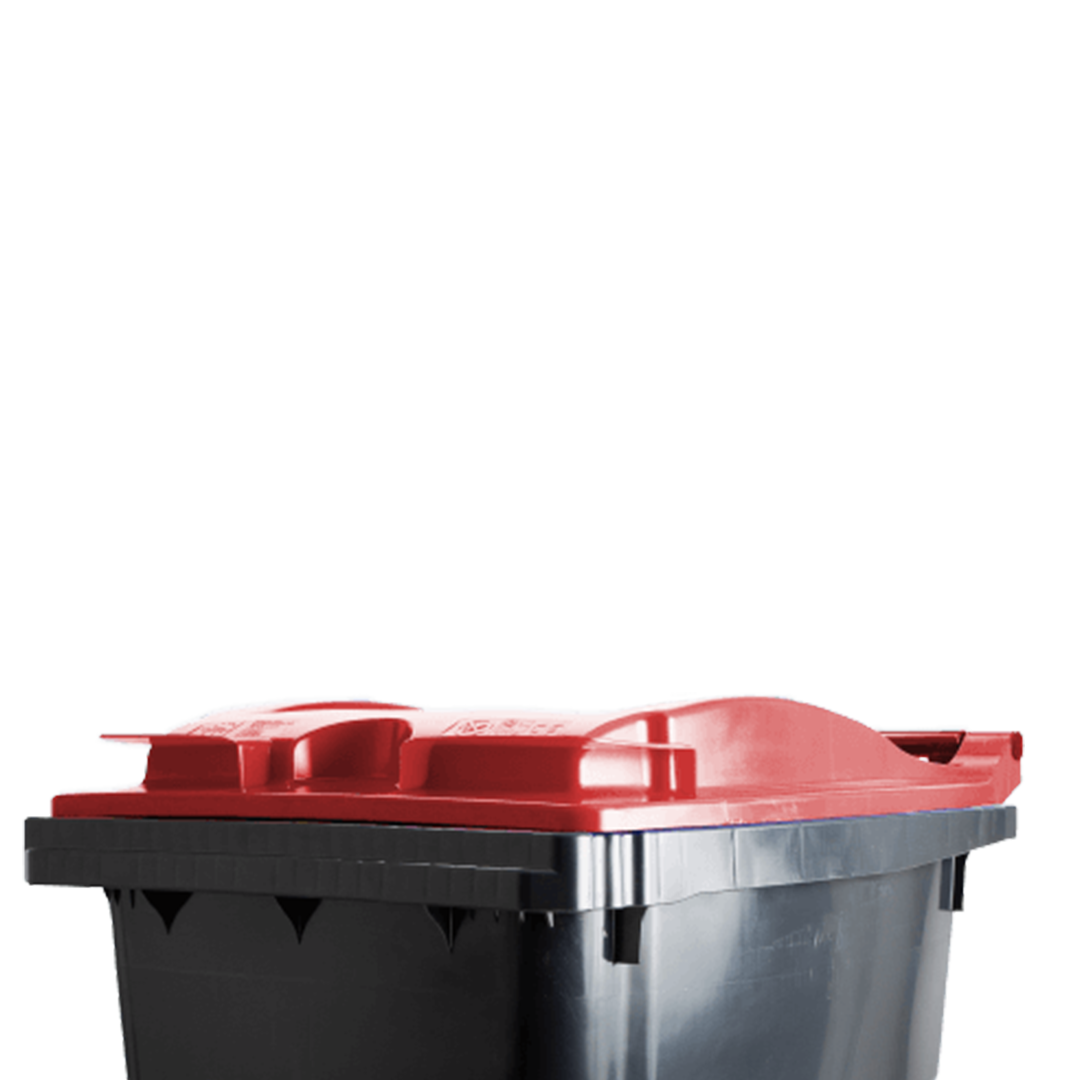 Lock till kärl 360 L Röd