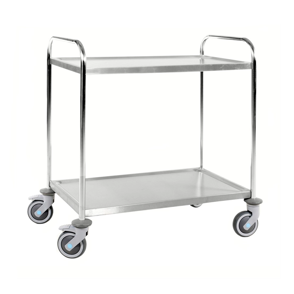 Rullbord i rostfritt 2-plan 910x590x965 mm