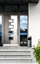 Papperskorg 17 L med askkopp svart