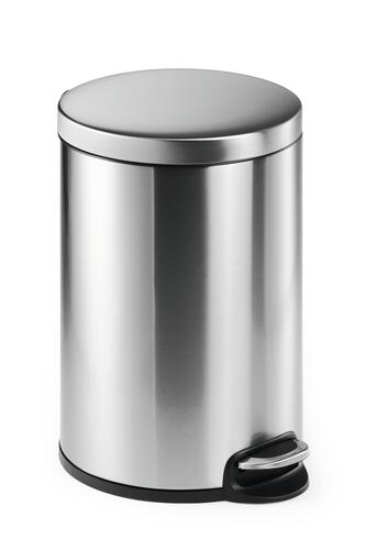 Pedalhink rostfritt stål 20 L silver