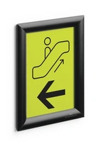 Snäppram aluminium A5 svart